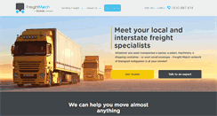 Desktop Screenshot of freightmatch.com.au
